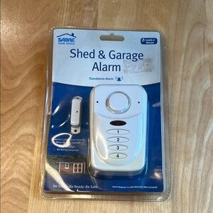 White Shed & Garage Alarm - Standalone Wireless Security